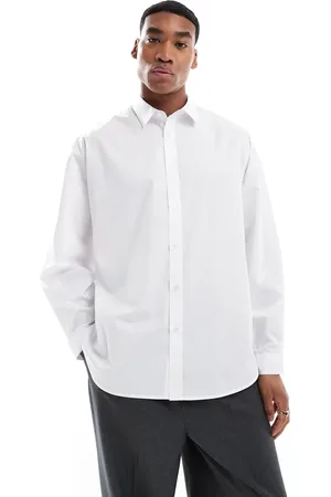 ASOS Volume oversize poplin shirt in