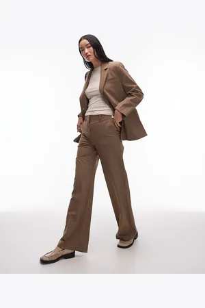 MANGO Wide leg trouser co-ord in