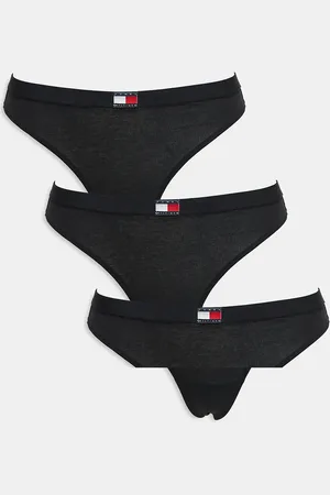 Tommy Hilfiger 3 pack flag detail thong in