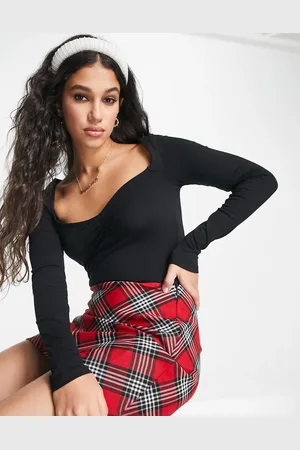 New Look Gathered front long sleeve body in