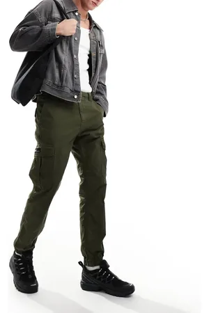 Tommy Hilfiger Ethan cargo pants in dark khaki