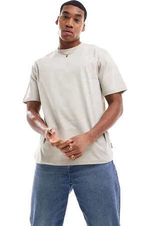 Only & Sons Relaxed fit t-shirt in beige