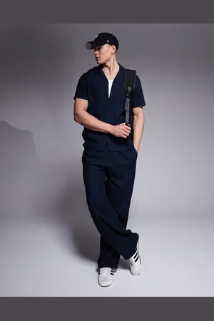 South Beach Drawstring beach trouser in slate