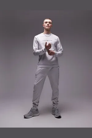 Tommy Hilfiger Lounge logo joggers in light