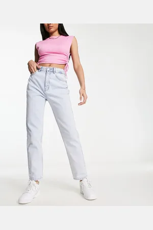 Pull&Bear High waisted mom jeans in light