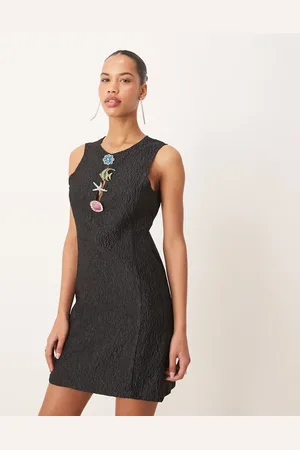 Sister Jane Dream starfish embellished jacquard mini dress in