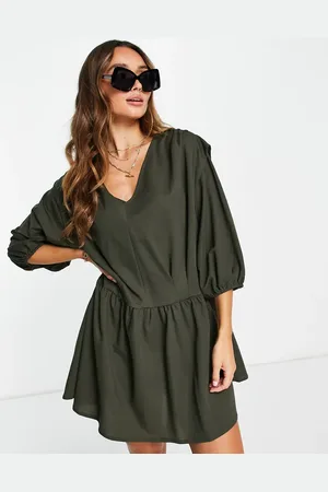 MANGO Smock dress in