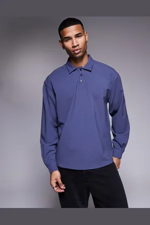 ASOS Co-ord oversized overhead polo shirt in