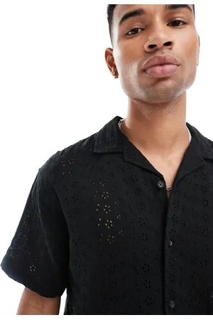 Pull&Bear Broderie shirt in