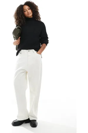 Pimkie Knitted high neck side split jumper in