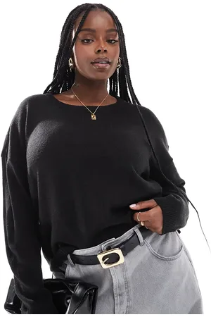 Brave Soul Plus crew neck jumper in