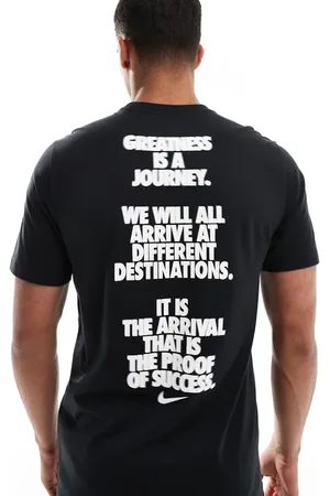 Nike Verbiage back print t-shirt in