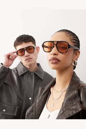 Reclaimed Unisex aviator sunglasses in