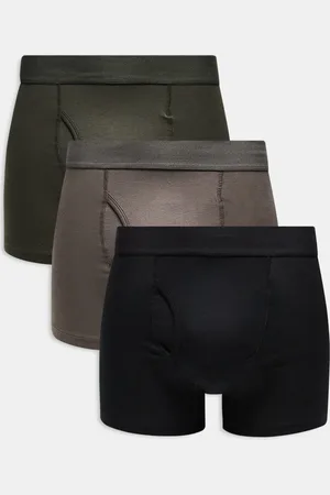 Weekday Boxer 3-pack in mole and dark green