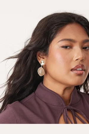 DesignB London Resin drop earrings in