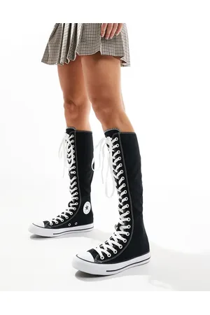 Converse Chuck Taylor All Star Knee XXX Hi trainers in and white