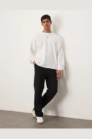 ASOS Oversized long sleeve t-shirt in beige