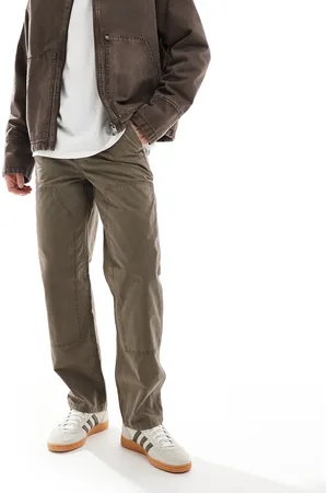 River Island Relaxed fit workwear trousers in