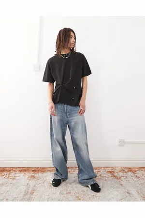 COLLUSION T-shirt with adjustable poppers