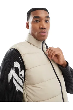 River Island Gilet in stone