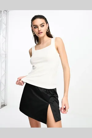 Whistles Sleeveless square neck tank top in
