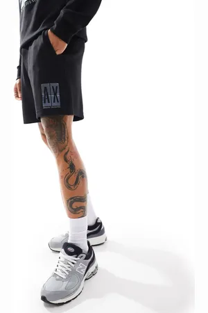 Armani Exchange Side box logo sweat shorts in co-ord