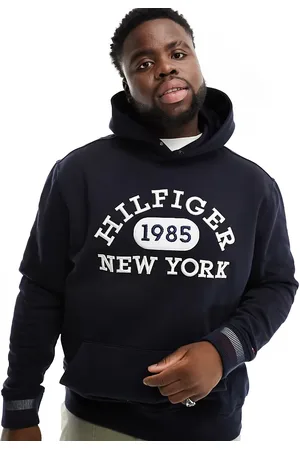 Tommy Hilfiger Big & Tall monotype collegiate hoodie in