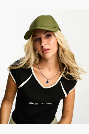 Noisy May Droplets rainproof cap in khaki