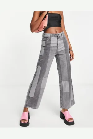 Urban Revivo Patchwork jeans in