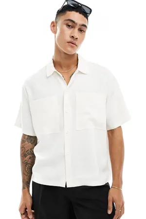 Bershka Premium pocket shirt in