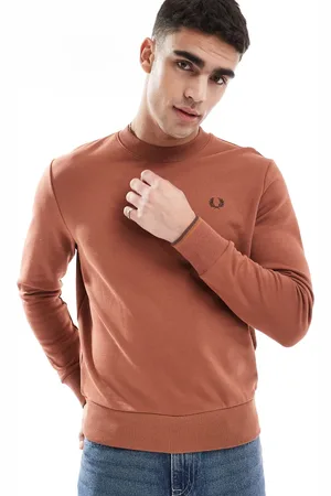 Fred Perry Crew neck sweatshirt in light