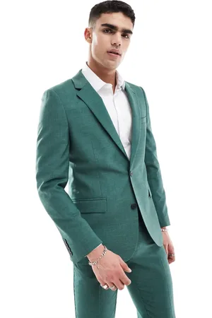 ASOS Skinny suit jacket in crosshatch