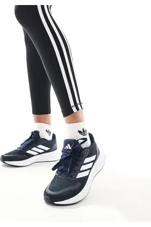 adidas Adidas Running RunFalcon 5 trainers in black and white
