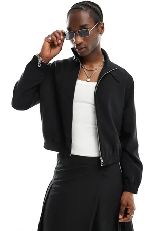 COLLUSION Co-ord tailored harrington jacket in