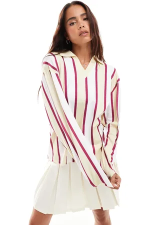 ASOS Football varsity top in stripe