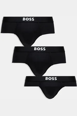 HUGO BOSS 3-pack front icon logo hipster briefs in