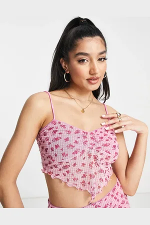 Miss Selfridge Gingham printed cami top co ord
