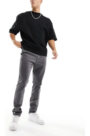 Calvin Klein Satin stretch slim chinos in