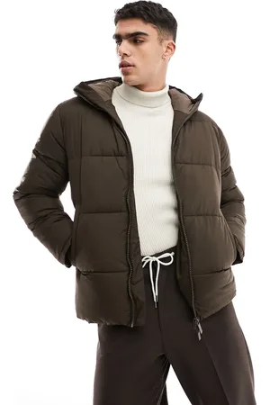 SELECTED Short puffer jacket in