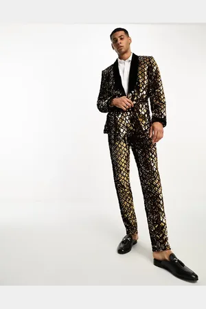 ASOS Skinny suit trousers in diamond sequin in