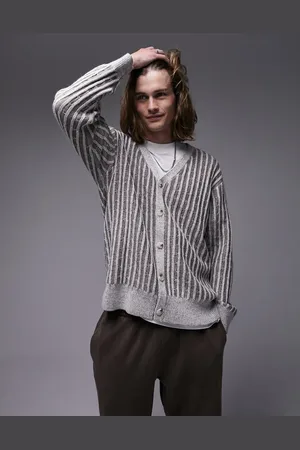 Topman Cable cardigan in