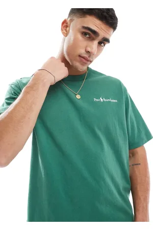 Ralph Lauren Script player logo heavyweight relaxed fit t-shirt in dark