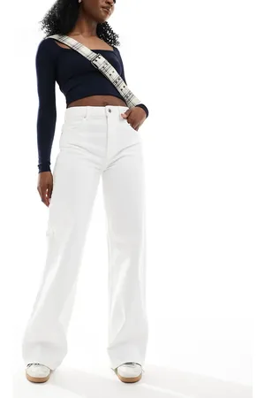 Pull&Bear High rise wide leg jean in