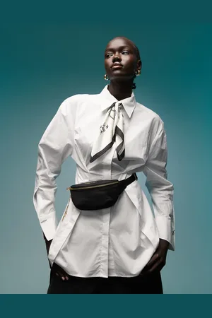 Bimba y Lola Nylon zip bumbag in