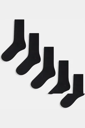 River Island 5 pack plain socks in