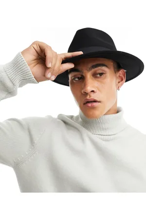 ASOS Wool fedora hat with size adjuster in