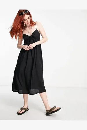 Cotton On Cotton On strappy button through midi dress in