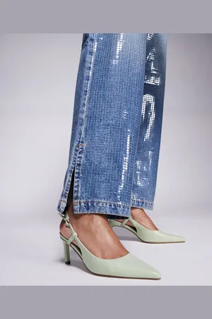 Public Desire Salsa sling back kitten heels in