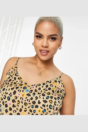 Never Fully Dressed Cami top co-ord in leopard confetti