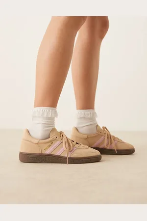 adidas Handball Spezial trainers in light and pink